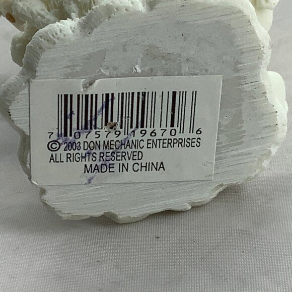 Vtg 2003 Don Mechanic Skiing Snowman 3.5" Ornament Christmas Winter Resin - Picture 4 of 5